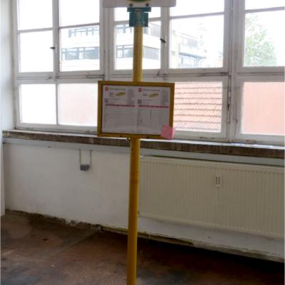 Haltestelle Verlegt Temporaere Installation