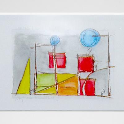 Auf Dem Schreibtisch Motiv 125 X 180 Mm Variation 1 In Privatbesitz