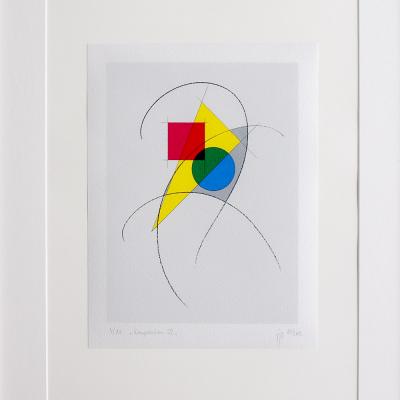 Komposition 02 Blatt 296 X 217 Mm 6 Farbig 10 Blaetter Z T In Privatbesitz