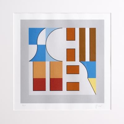 Schiller Motiv 250 X 250 Mm 9 Farbig 23 Blaetter Z T In Privatbesitz