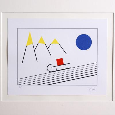 Winterbild 1 Motiv 150 X 210 Mm 5 Farbig 25 Blaetter